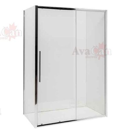 Душевой уголок AvaCan FC-120-SC90 140х90 стекло прозрачное профиль хром без поддона