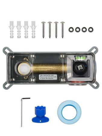 Смеситель для раковины Wonzon & Woghand Diamond WW-88869011-MB встраиваемый в стену черный