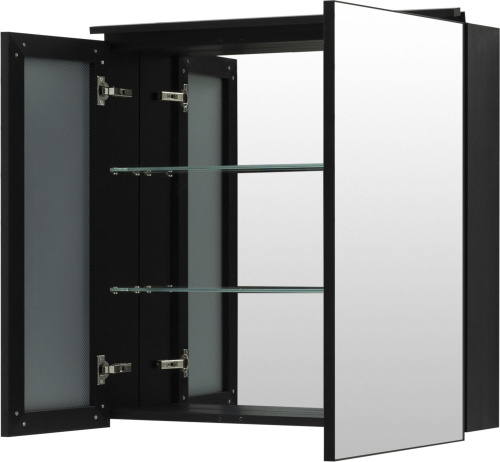 Зеркало-шкаф De Aqua Алюминиум 261759 80х14х77 подвесной - фото 4 Зеркало-шкаф De Aqua Алюминиум 261759 80х14х77 подвесной - фото 4