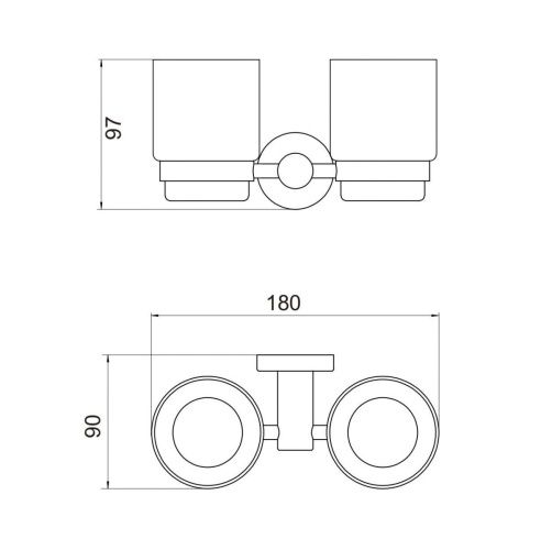 Стакан Savol S-005668H - фото 2