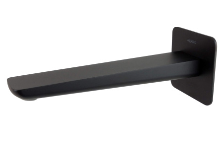 Излив для ванны Aquatek ВЕГА AQ1041MB настенный черный матовый