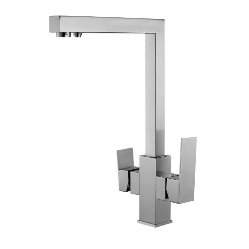 Смеситель для кухни Shevanik S148L на мойку сатин - фото 2