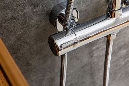 Душевая стойка Agger Thermo A2451200 настенная цвет хром с термостатом