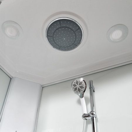 Душевая кабина AvaCan EM2780GM 80х80 четверть круга с крышей ориентация универсальная