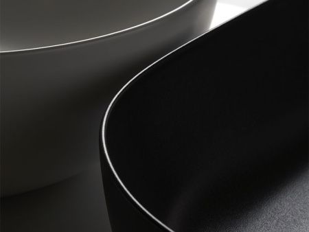 Раковина из сантехнического фаянса Hatria HAPPY HOUR A0Y2A002 60х40 накладная цвет черный