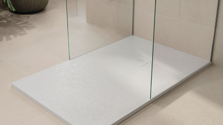 Душевой поддон Zenon Korvit 4000.000.000.000.18417 100х100 искусственный камень серый