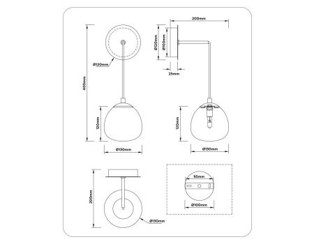 Бра Ambrella Light Modern (Модерн) LH51005