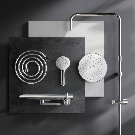 Душевая стойка Am.Pm Gem F0790700 настенная цвет хром