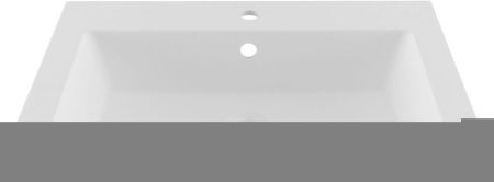 Раковина из искусственного камня Aquanet Электра 00326510 70х50 полувстраиваемая цвет белый 1 отверстие под смеситель