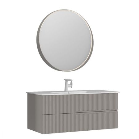 Тумба с раковиной Orka Moonlight 5001508 120х50 подвесная цвет бежевый