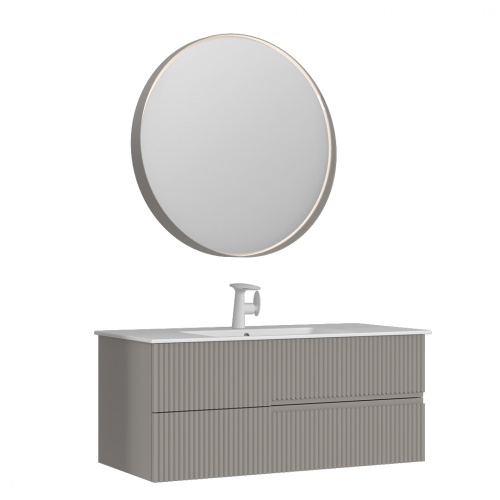 Тумба с раковиной Orka Moonlight 5001508 120х51х51 цвет бежевый матовый - фото 2