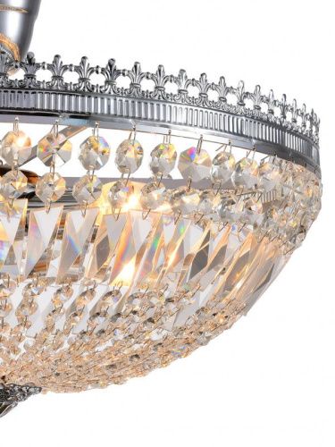 Люстра на штанге Natali Kovaltseva Rococo (Роцоцо) ROCOCO 81406/6C CHROME - фото 2
