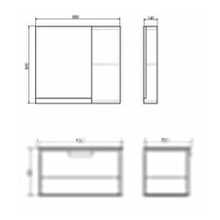 Тумба с раковиной Comforty Бонн 00-00003466CF 90х50 подвесная цвет коричневый