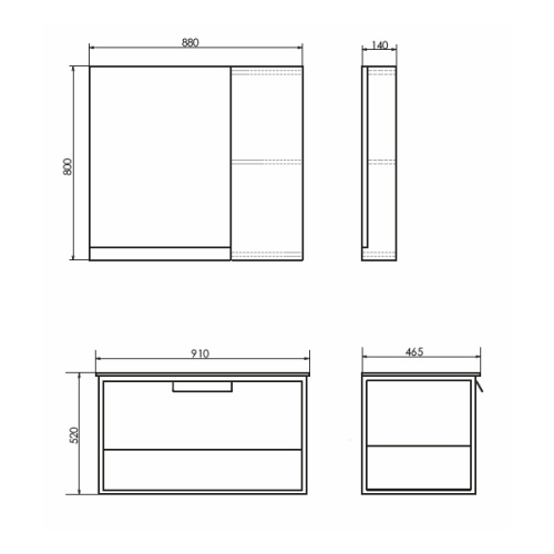 Тумба с раковиной Comforty Бонн 00-00003466CF 91х46,5х52 - фото 2