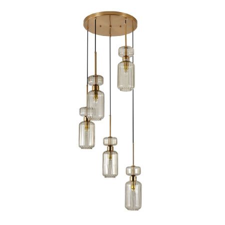 Люстра каскадная Escada Gloss (Глосс) 1141/5S Beige