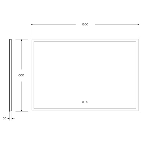 Зеркало BelBagno SPC-GRT-1200-800-LED-TCH-SND 120х80 - фото 5