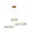 Светильник подвесной Loft It Crystal ring 10135/3 Gold