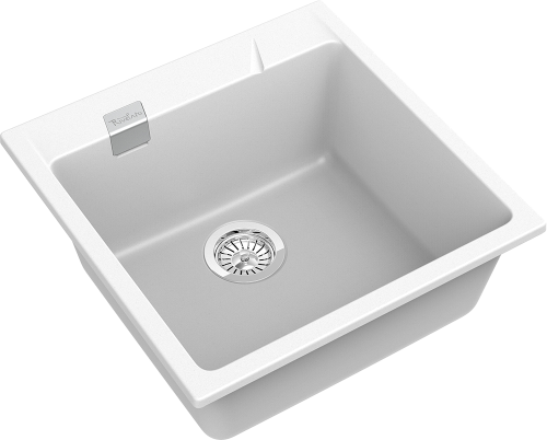 Кухонная мойка Rivelato RAUM RM-50 brina 50х51 цвет белый - фото 3