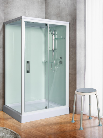 Душевая кабина River TANA 10000003119 100х80 прямоугольная с крышей ориентация универсальная