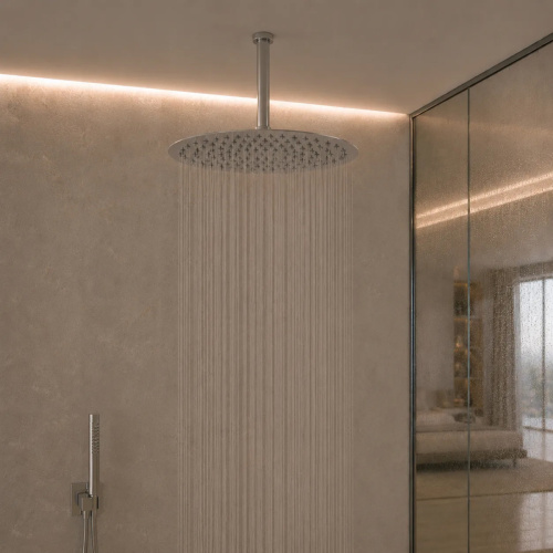 Верхний душ RGW Shower Panels (Шоувер панелс) 21148125-01 25х25 хром - фото 2