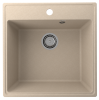 Кухонная мойка Ulgran Quartz Forte 505-03 51х51 цвет бежевый поверхность матовая