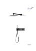 Душевая система Cerutti SPA CT10399 встраиваемая в стену цвет черный