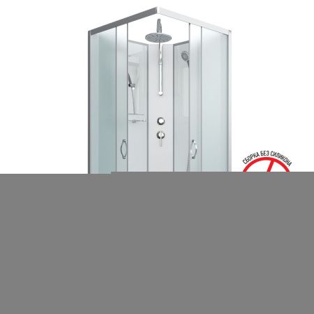 Душевая кабина Niagara Classic 11081424BKT 90х90 квадратная без крыши ориентация универсальная