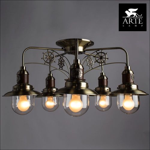 Люстра потолочная Arte Lamp Sailor (Саилор) A4524PL-5AB - фото 4