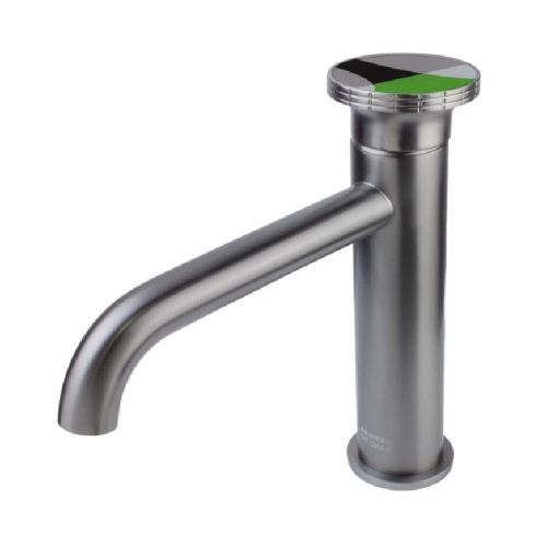 Смеситель Bronze de Luxe OMG! 9009GM-G на раковину серый - фото 2