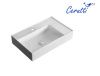 Раковина из сантехнического фарфора Cerutti SPA CR0017 60х40 накладная цвет белый без отверстий под смеситель