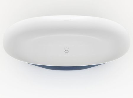 Ванна из искусственного камня Plumberia Selection Veloma VELOMA 160BD 160х70 отдельностоящая овальная с ножками