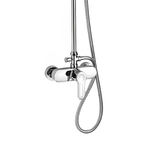 Душевая стойка D-Lin D10A07 настенная цвет хром - фото 4