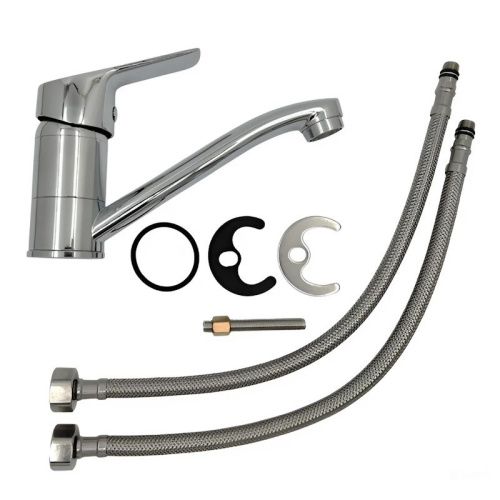 Смеситель для кухни Voda Reef RE15 на мойку хром - фото 4