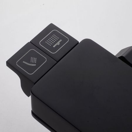 Душевая стойка Shevanik S4226H настенная цвет черный