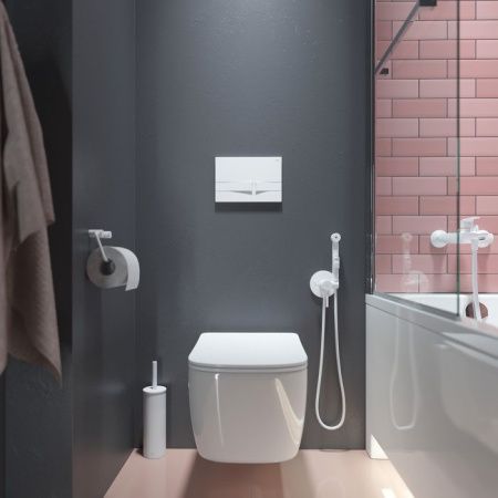 Клавиша смыва механическая Iddis Unifix UNI06MWi77 цвет белый