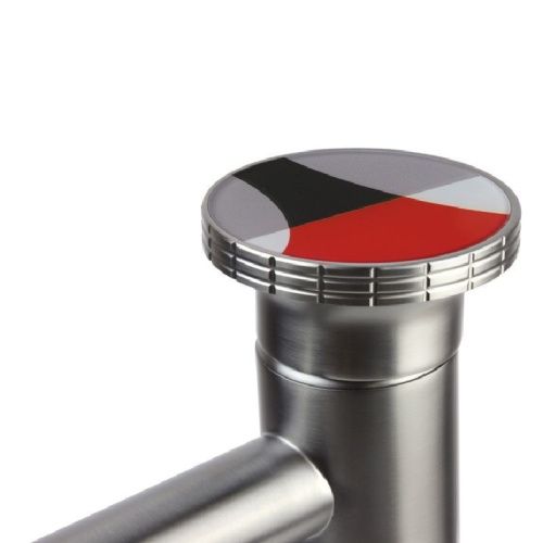 Смеситель Bronze de Luxe OMG! 9008GM-R на раковину серый - фото 4