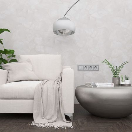 Рамка на 4 поста Werkel Aluminium алюминий (Алуминиум алюминий) 4690389158070