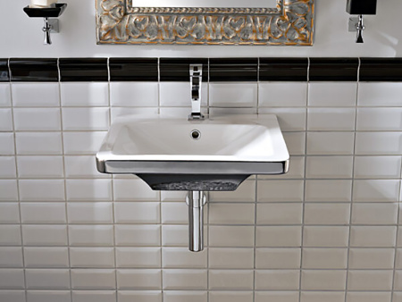 Раковина из санфаянса Scarabeo Butterfly 4003 51х47 накладная цвет белый 1 отверстие под смеситель