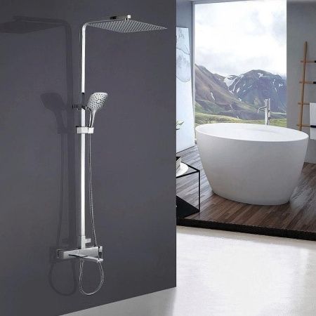 Душевая стойка ALMAes Tena TVZ-1826 настенная цвет хром