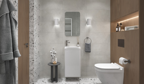 Зеркало в ванную Velvex BIO zkBIO.40-21 39х64 цвет белый - фото 4