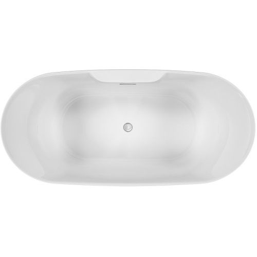 Ванна акриловая Sancos Jazz FB17 170х80 отдельностоящая овальная с каркасом - фото 3