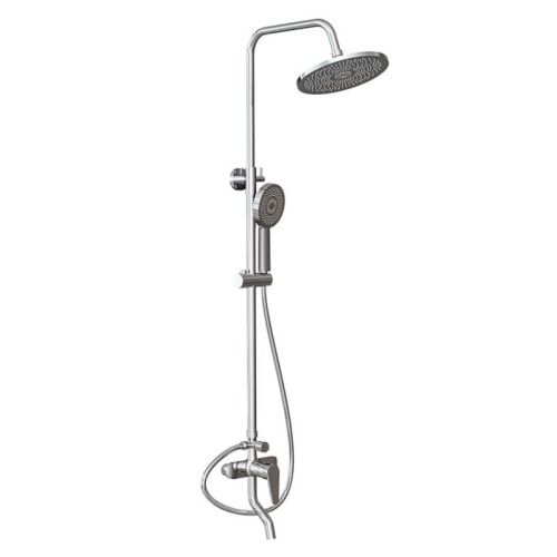 Душевая стойка Knotlor KN-15 настенная цвет хром - фото 2