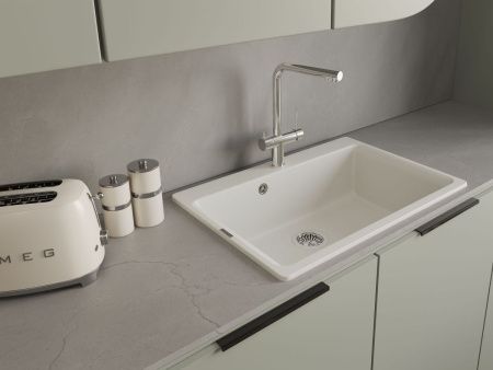 Кухонная мойка Rivelato AXEL Х-70 topazio 75х50 цвет бежевый