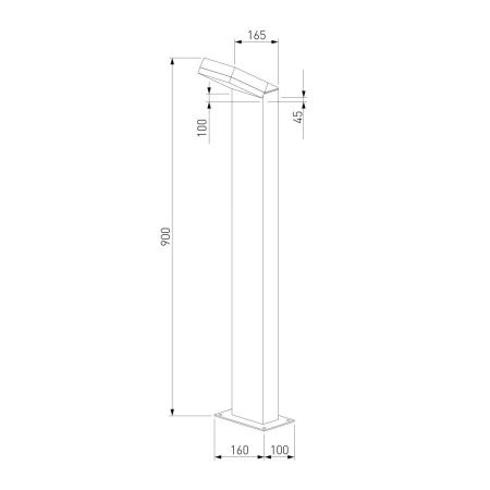 Ландшафтный светильник Elektrostandard Sensor (Сенсор) 4690389219238