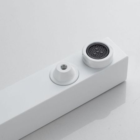 Смеситель для кухни Shevanik S148C на мойку белый