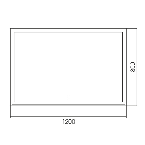 Зеркало в ванную ABBER AG6115SL-1.2 120х80 - фото 3
