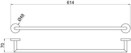 Полотенцедержатель Allen Brau Priority 6.31011-BN