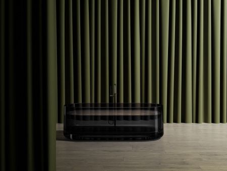 Ванна из полиэфирной смолы Abber Kristall AT9708Onyx 170х75 отдельностоящая овальная