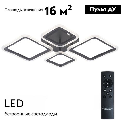 Люстра потолочная Natali Kovaltseva Opti (Опти) LED LAMPS 81108/2C - фото 2