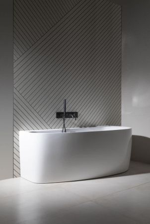 Ванна акриловая Allen Brau Priority 2.31005.20A 160х80 пристенная асимметричная с ножками